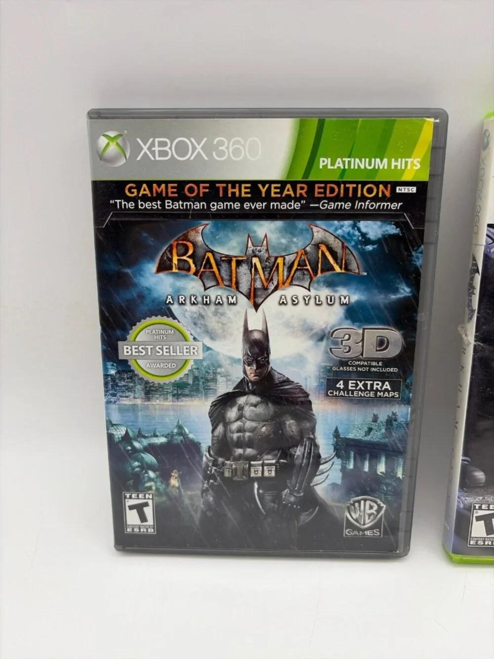 Batman Arkham City & Asylum Microsoft Xbox 360 Complete CIB Tested Working